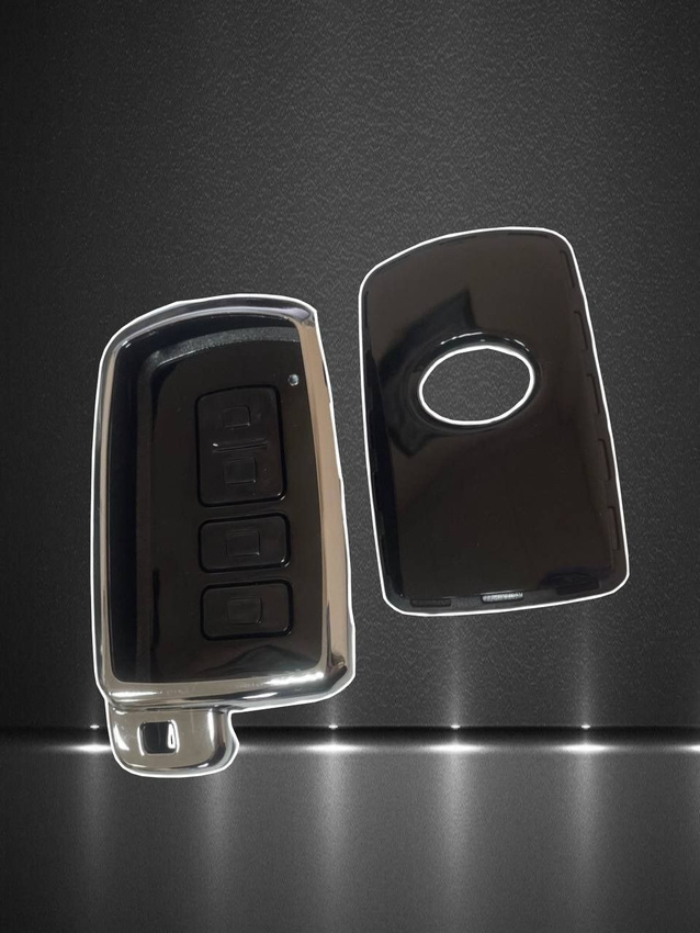 Чехол для смарт ключа Toyota (черный кварц)