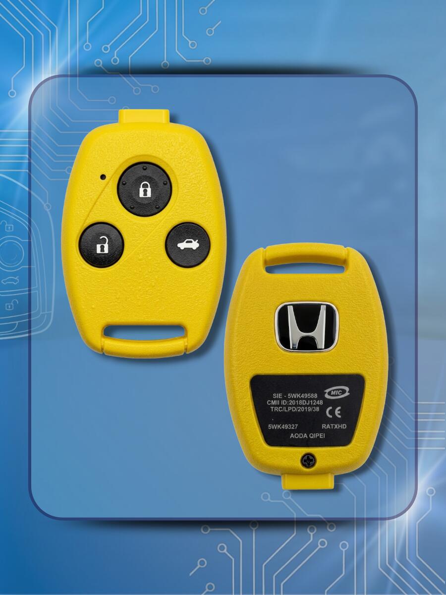 Корпус ключа с 3 кнопками без лезвия для Honda/Хонда Accord / Civic / CRV /PILOTT