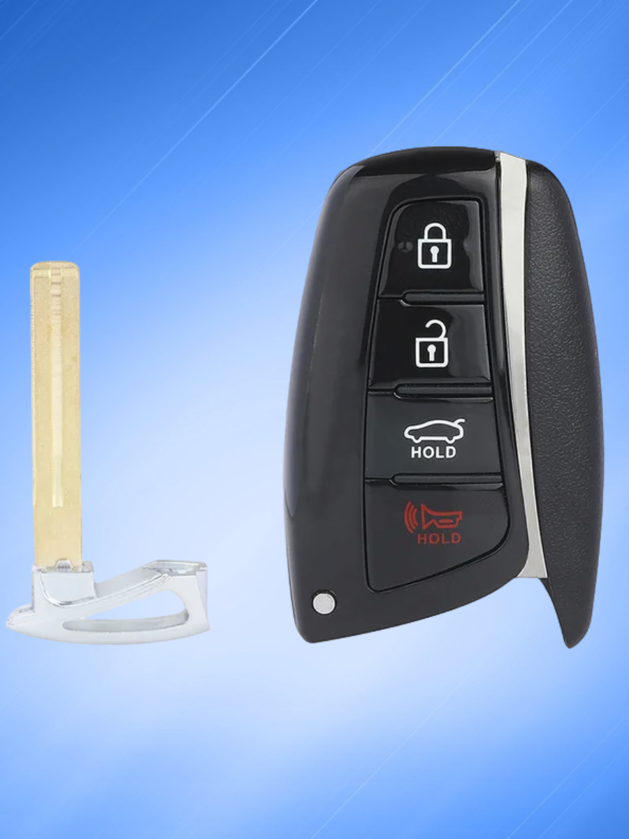 Корпус смарт ключа с 4 кнопками для HYUNDAI с логотипом