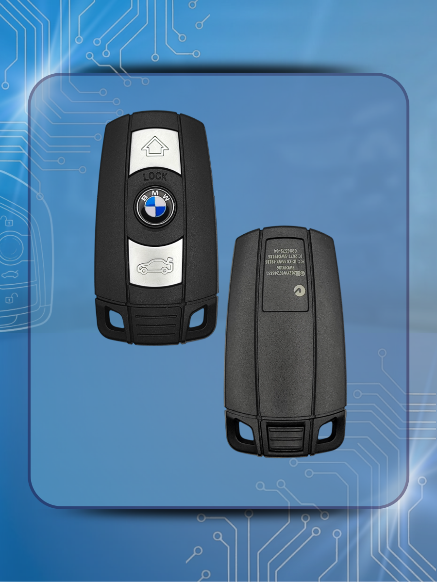 Корпус смарт ключа с 3 кнопками для BMW, корпус под аккумулятор