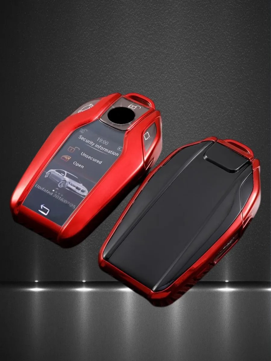 Чехол для смарт ключа BMW/БМВ red от 2015 года