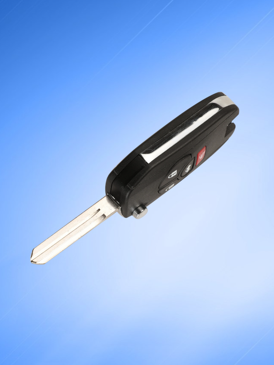 Корпус выкидного ключа с 3 кнопками +Panic для Nissan 