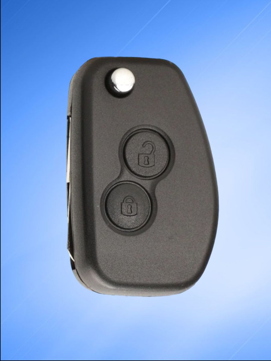 Корпус выкидного ключа с 2 кнопками  лезвие VAC102 для Renault Nissan Lada