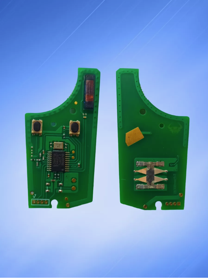 Выкидной ключ зажигания для Opel Vectra C Signum с 2 кнопками