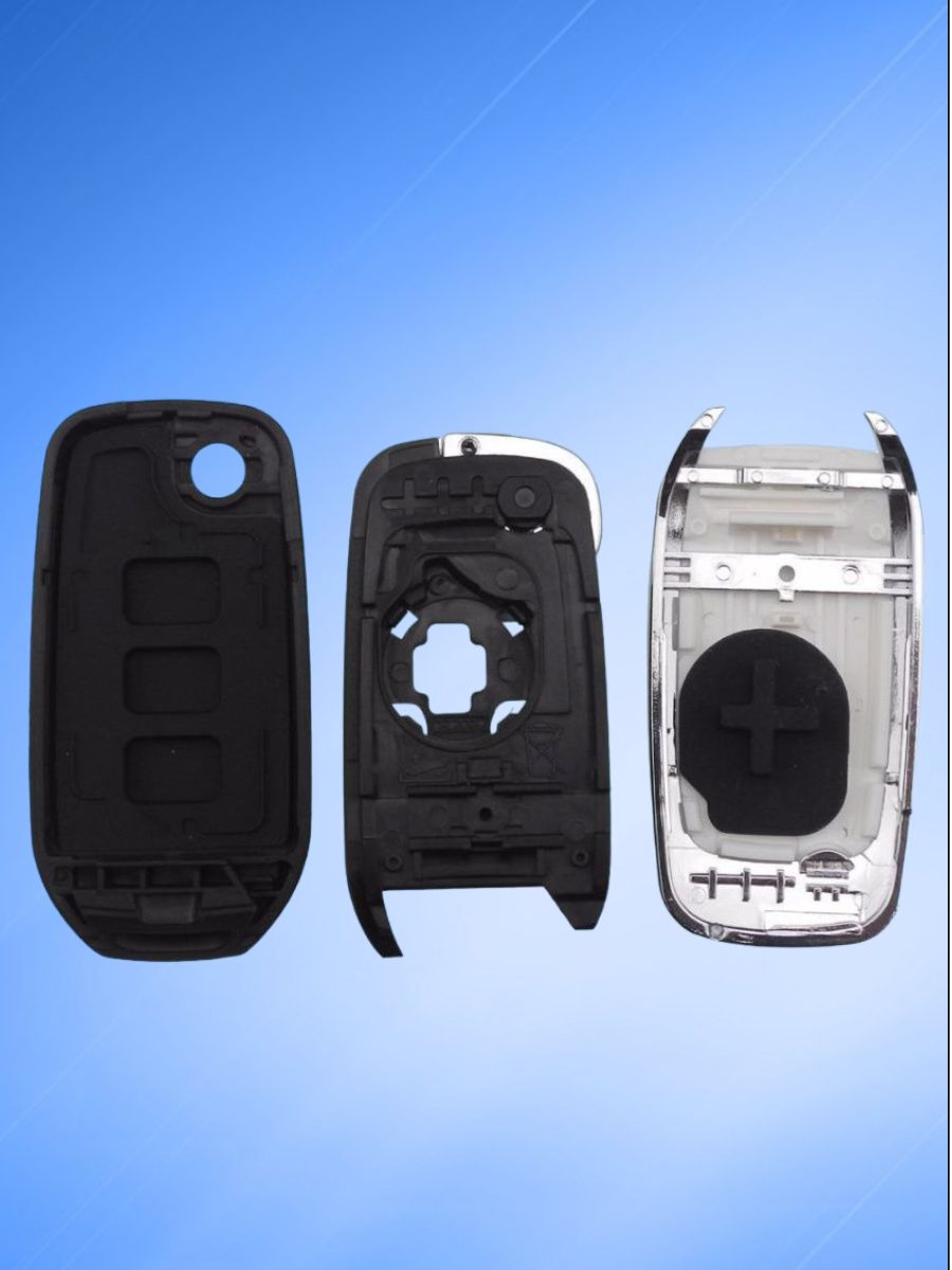 Корпус выкидного ключа с 3 кнопками лезвие HU56R для Рено