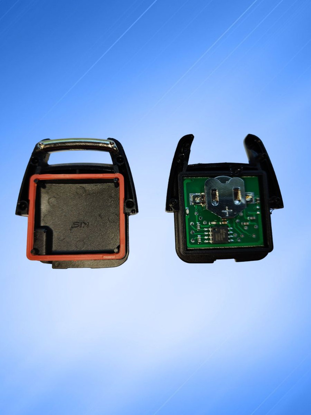 Простой ключ зажигания для Opel с 2 кнопками с лезвием HU43