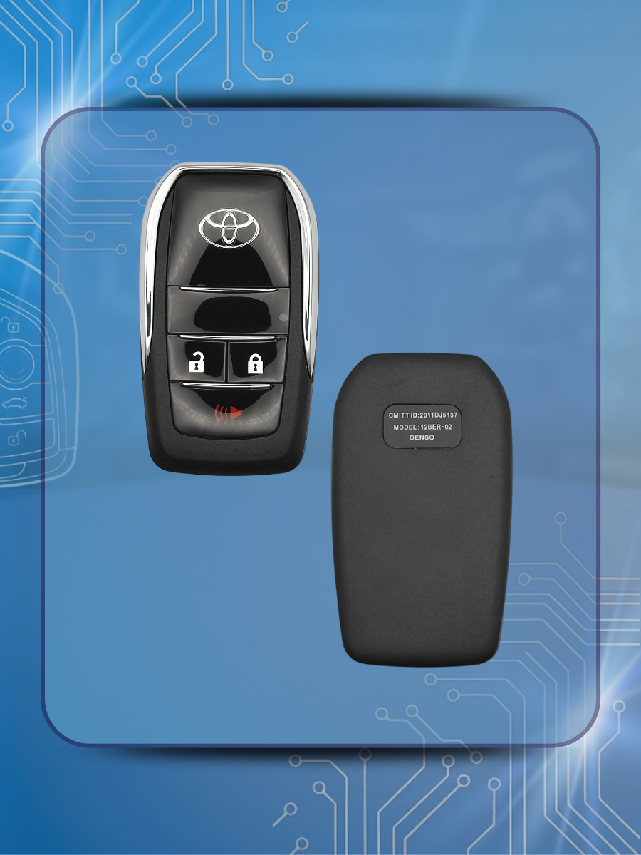 Корпус выкидного ключа с 2 кнопками +Panic лезвие TOY43 для Toyota