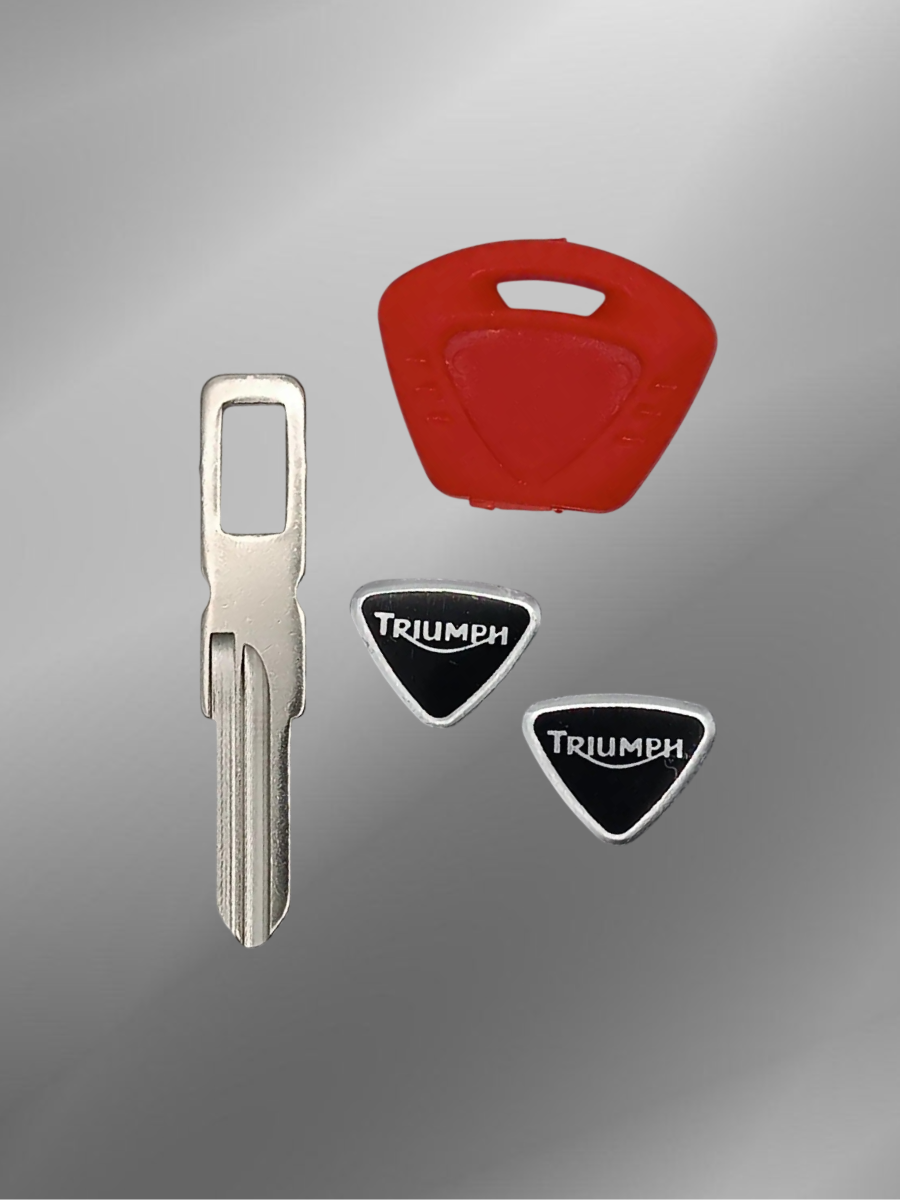 Заготовка ключа с местом под чип для Triumph Tiger 800