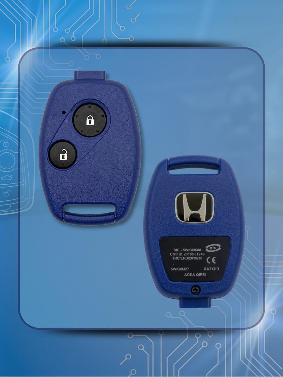 Корпус ключа с 2 кнопками без лезвия для Honda/Хонда Accord / Civic / CRV 