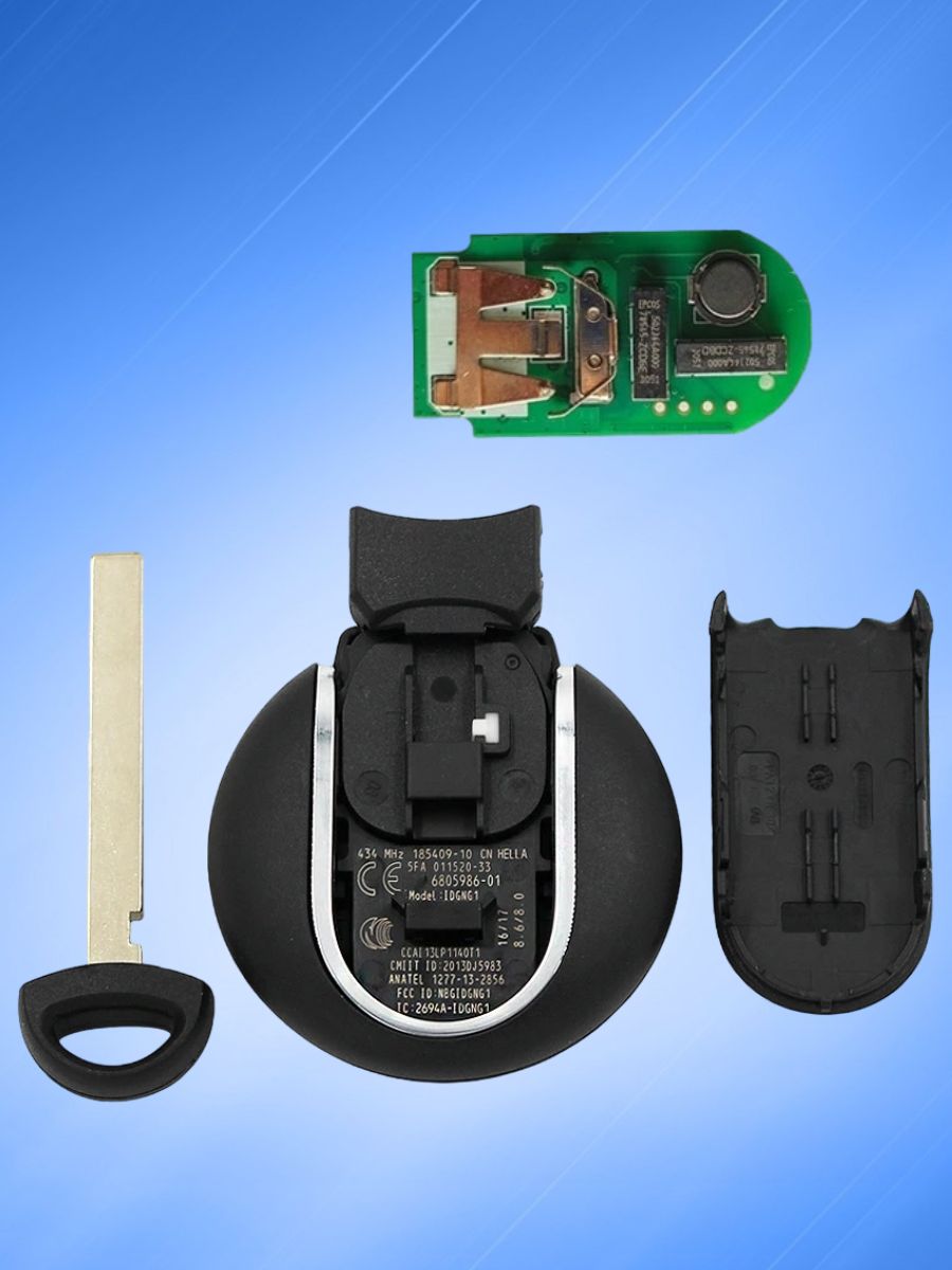 Смарт ключ зажигания для MINI Cooper / Мини Купер с 3 кнопками с частотой 315 mhz и чипом 49 HITAG PRO PCF7945