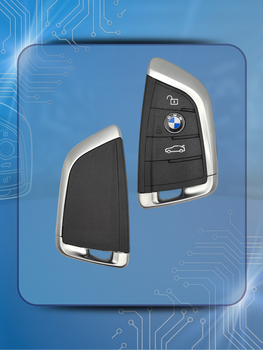 Корпус смарт ключа с 3 кнопками  для BMW F-серии, черный