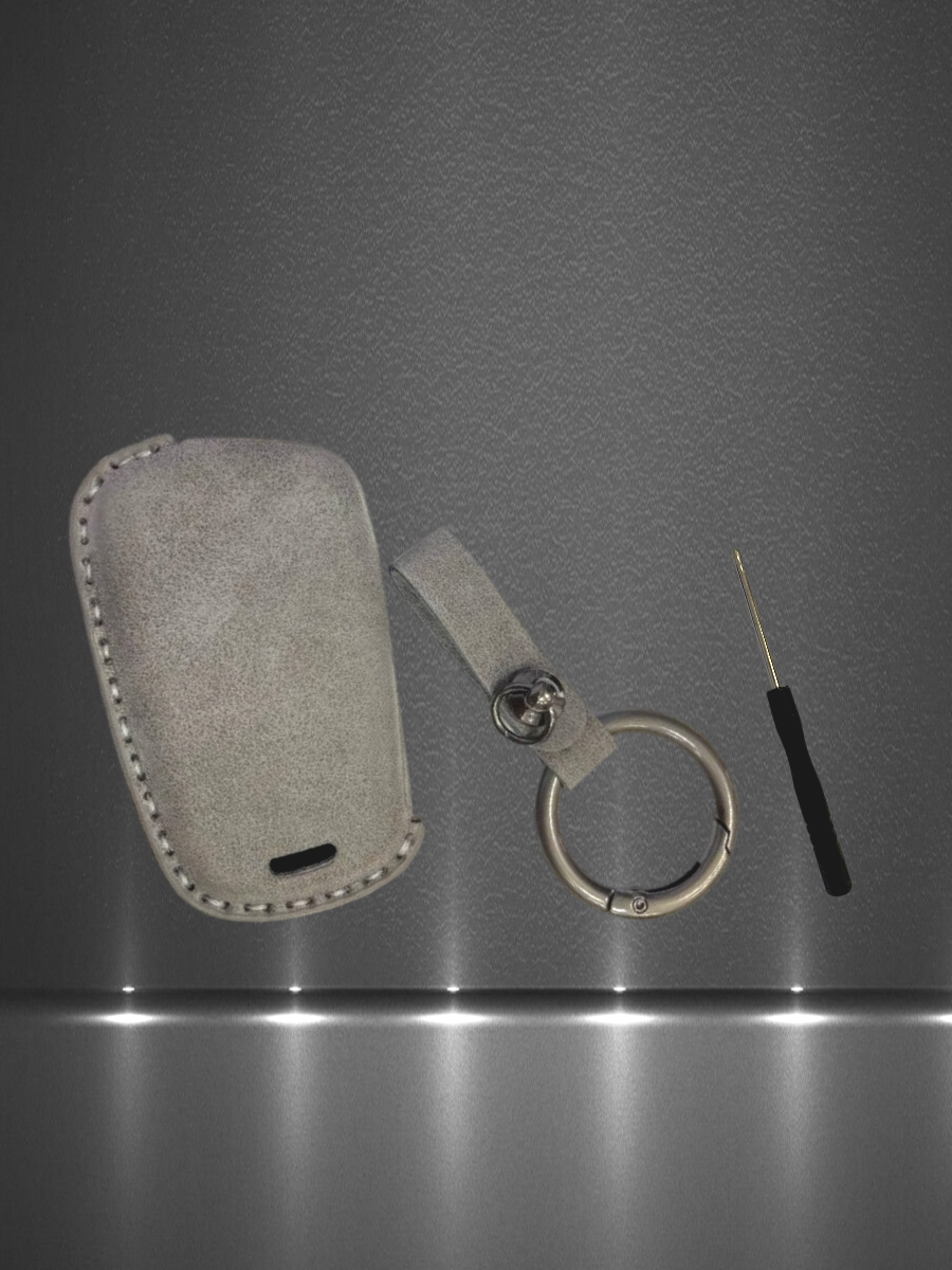 Чехол для выкидного ключа OPEL (серый меланж)