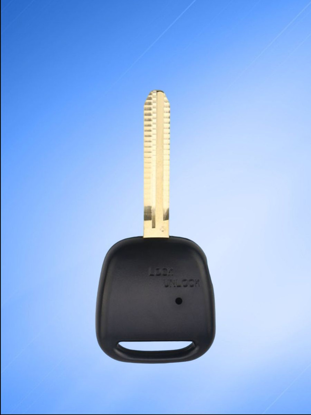 Корпус ключа с 1 кнопкой сбоку лезвие TOY43 для TOYOTA с логотипом