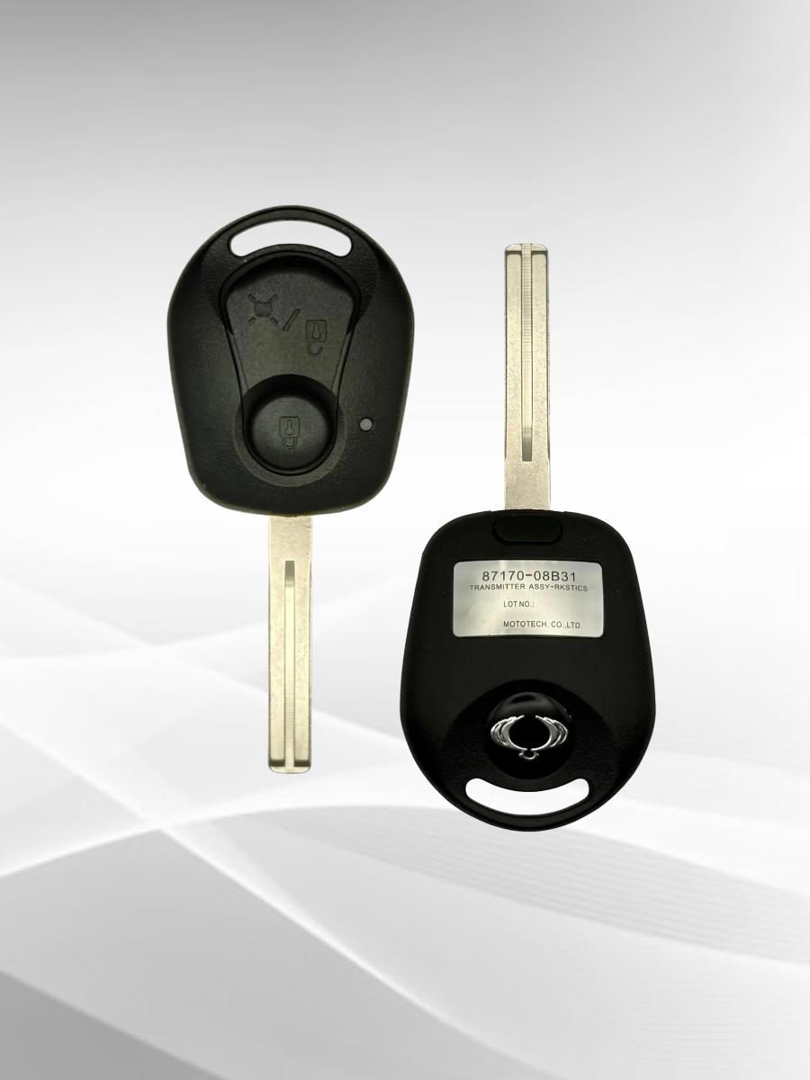 Смарт ключ зажигания с 2 кнопками для SsangYong с частотой 315 mhz, лезвие TOY40