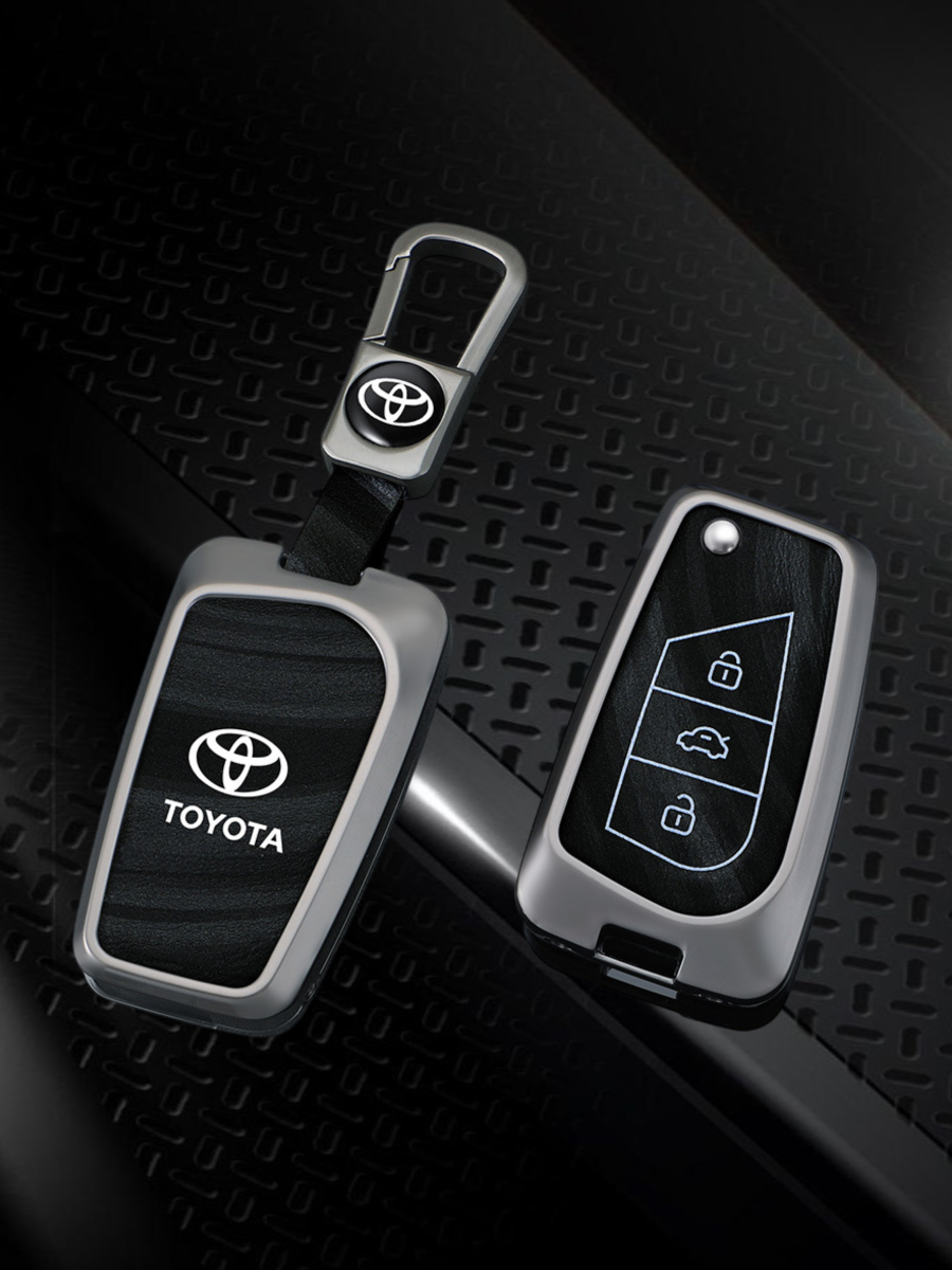 Чехол для выкидного ключа Toyota / Тойота 3 кнопки