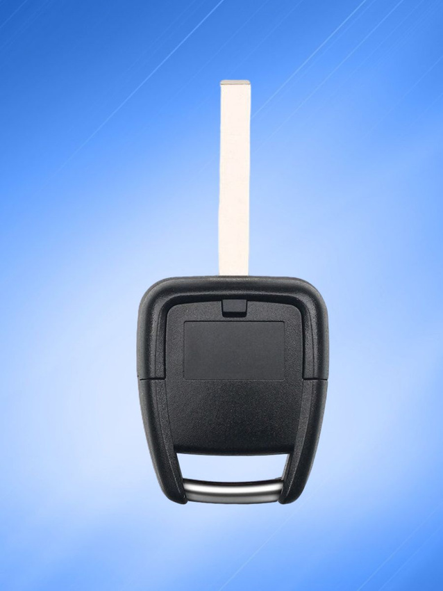 Простой ключ зажигания для Opel с 2 кнопками с лезвием HU100