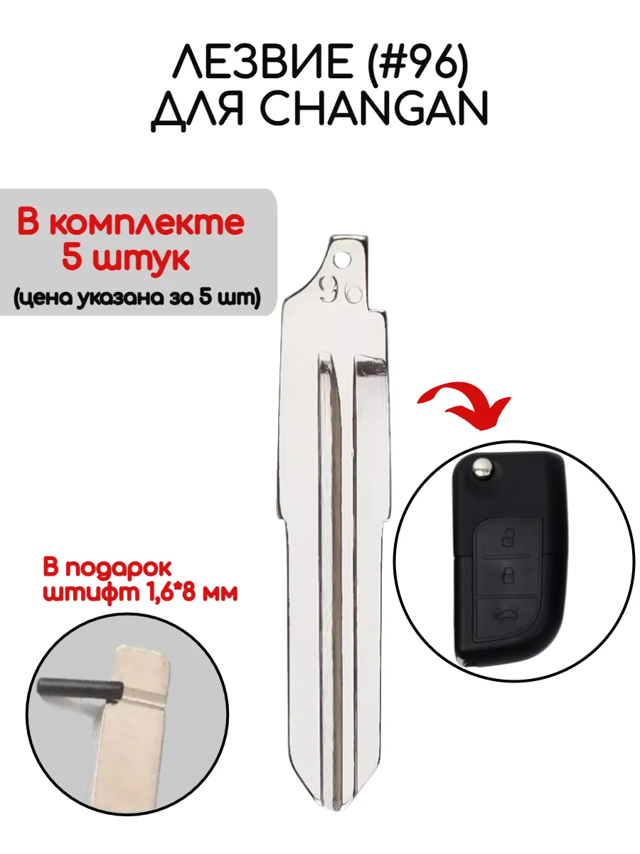 Набор лезвий из 5 штук #96 для Changan