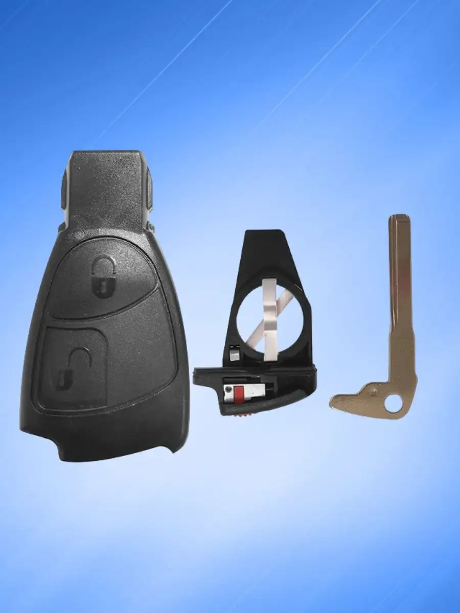 Корпус смарт ключа с 2 кнопками лезвие HU64 для Mercedes-Benz 