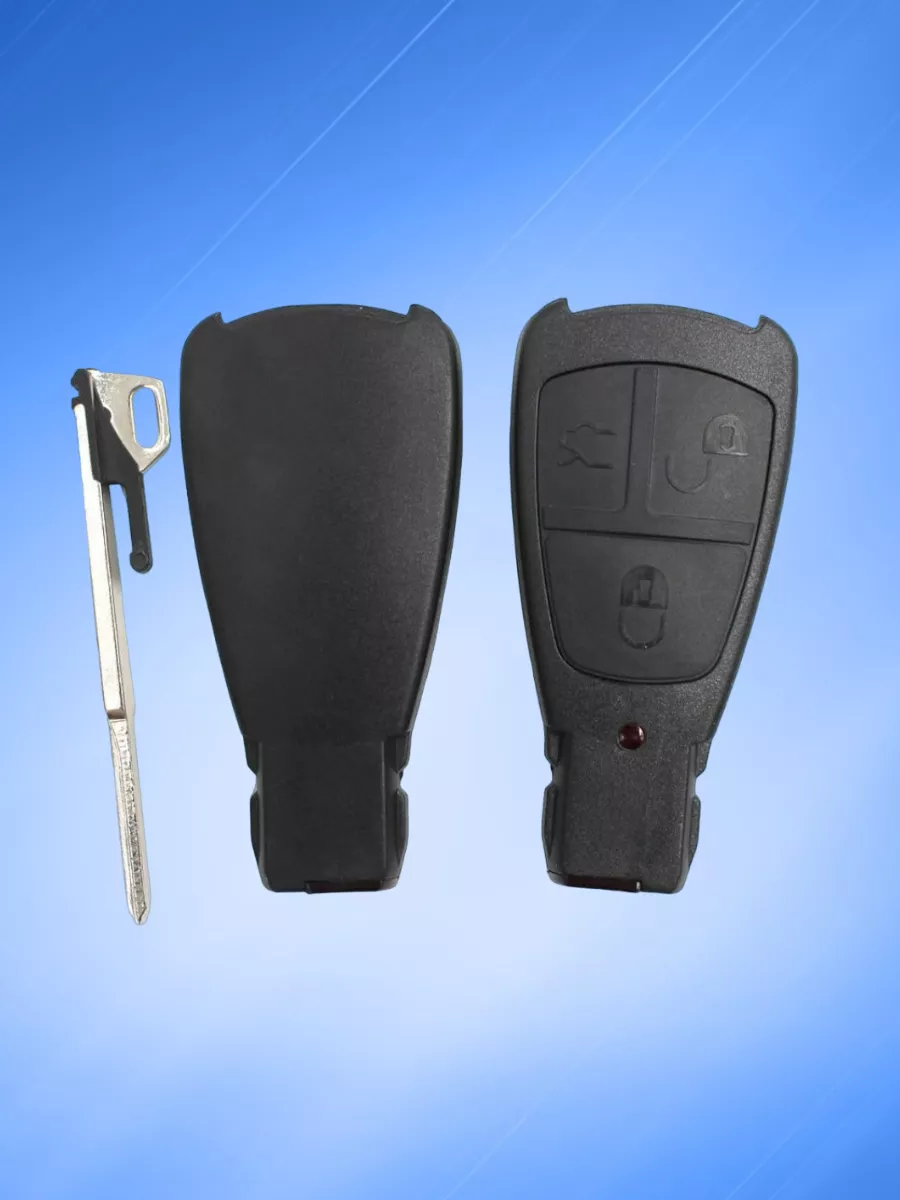 Корпус смарт ключа с 3 кнопками для Mercedes-Benz, черный