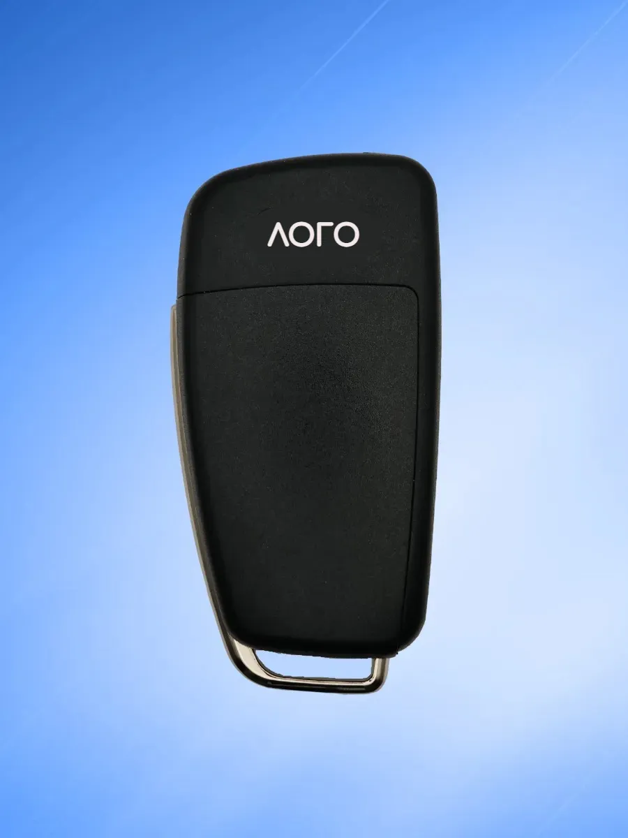 Корпус выкидного ключа с 3 кнопками лезвие HU66 для Audi, под батарейку