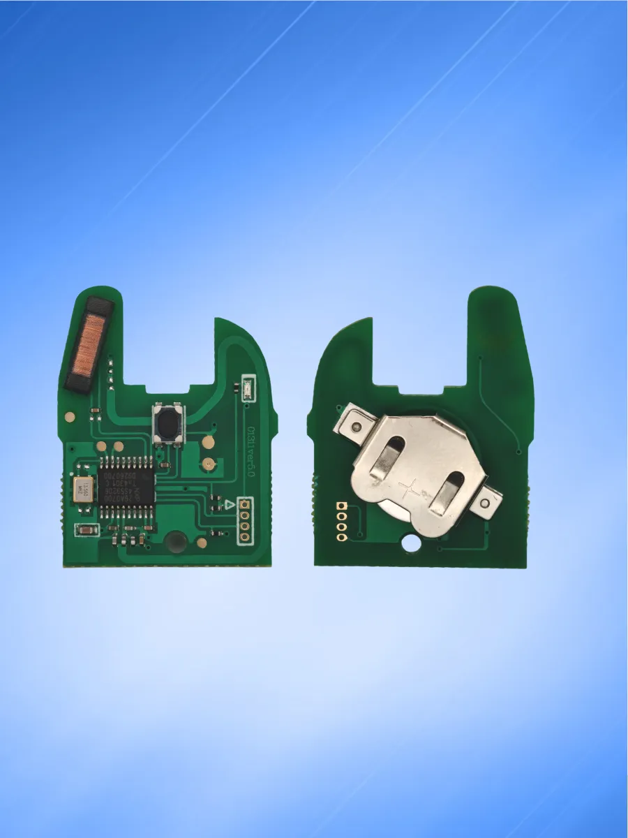 Простой ключ зажигания для Renault с 1 кнопкой с частотой 433 mhz и чипом ID46 PCF 7946 с лезвием NE73