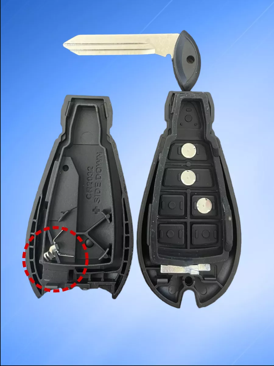 Корпус смарт ключа с 3 кнопками для Dodge