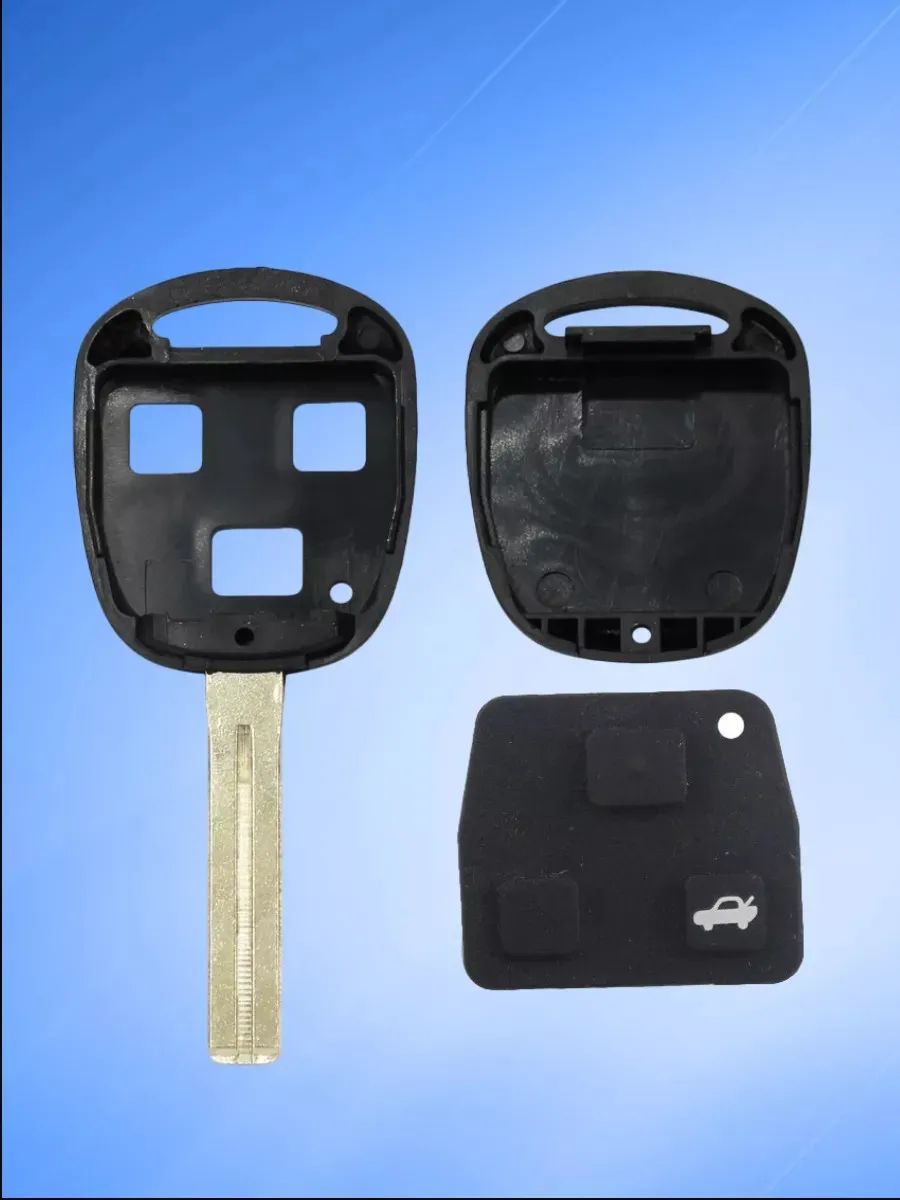Корпус ключа с 3 кнопками лезвие TOY48 для Toyota