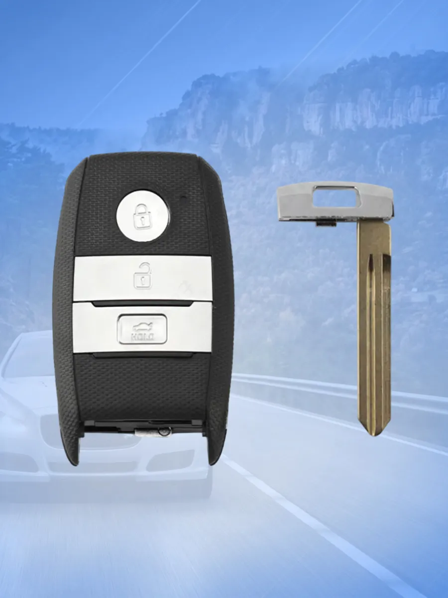 Корпус смарт ключа с 3 кнопками лезвие HYN14 для Kia / Киа