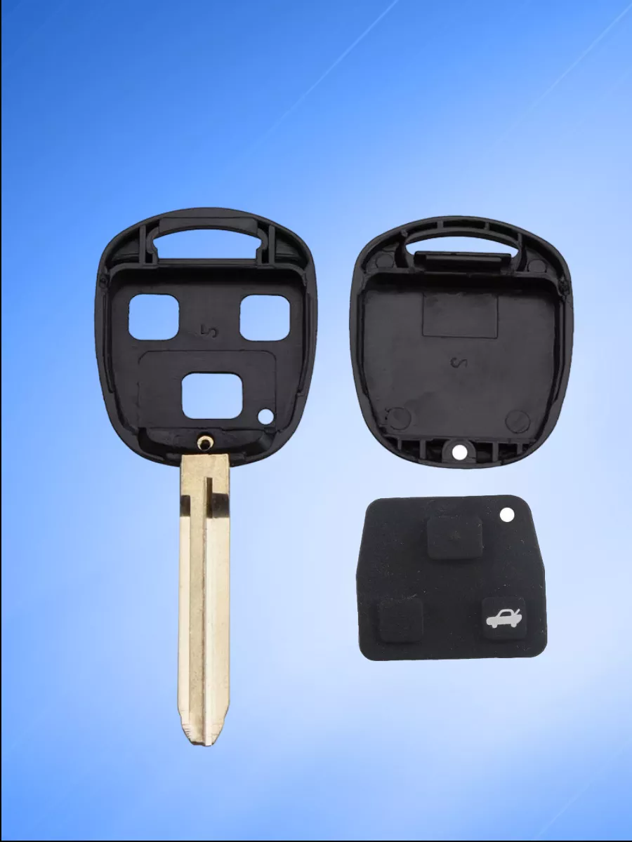 Корпус ключа с 3 кнопками лезвие TOY43 для Toyota