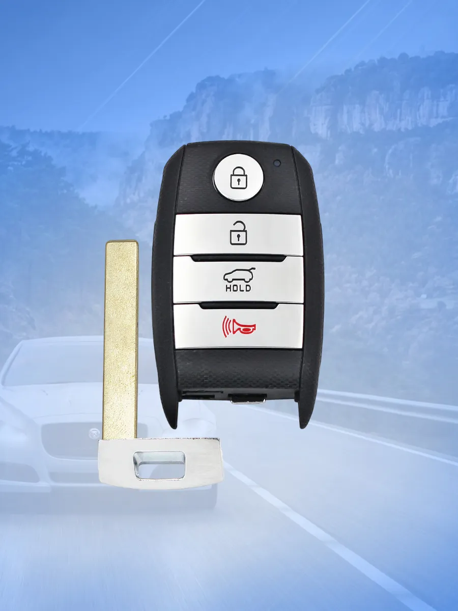 Корпус смарт ключа с 3 кнопками +Panic лезвие VA2 для Kia