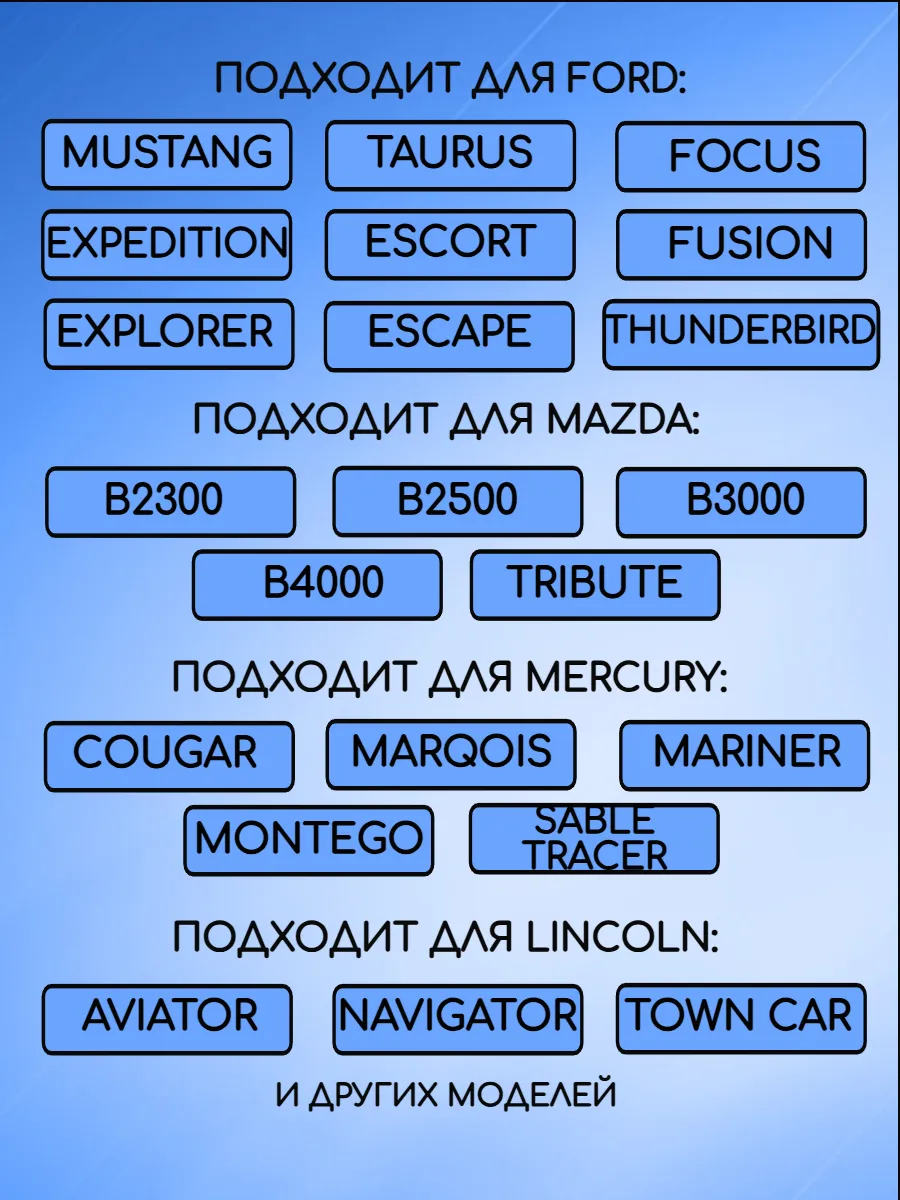 Корпус пульта дистанционного управления для Ford Mazda