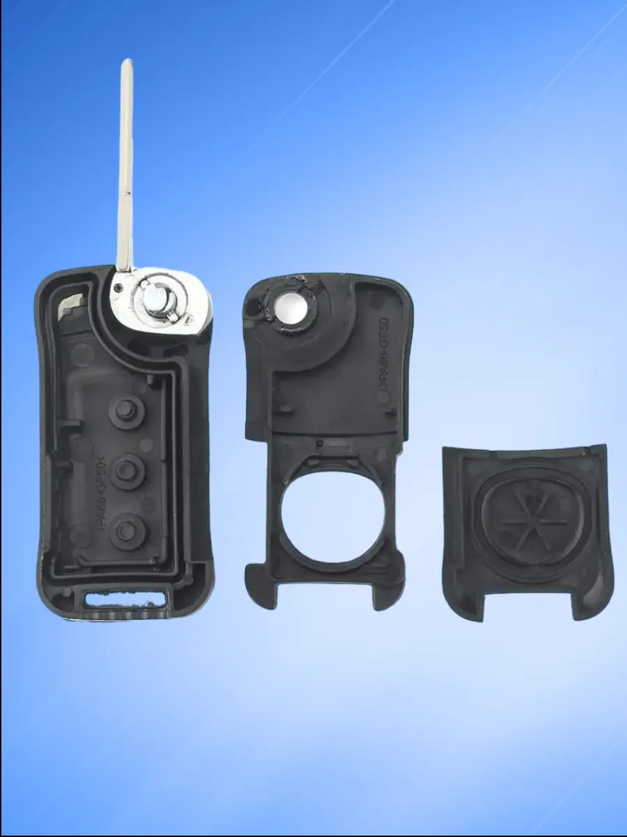 Корпус выкидного ключа с 3 кнопками для Порше 