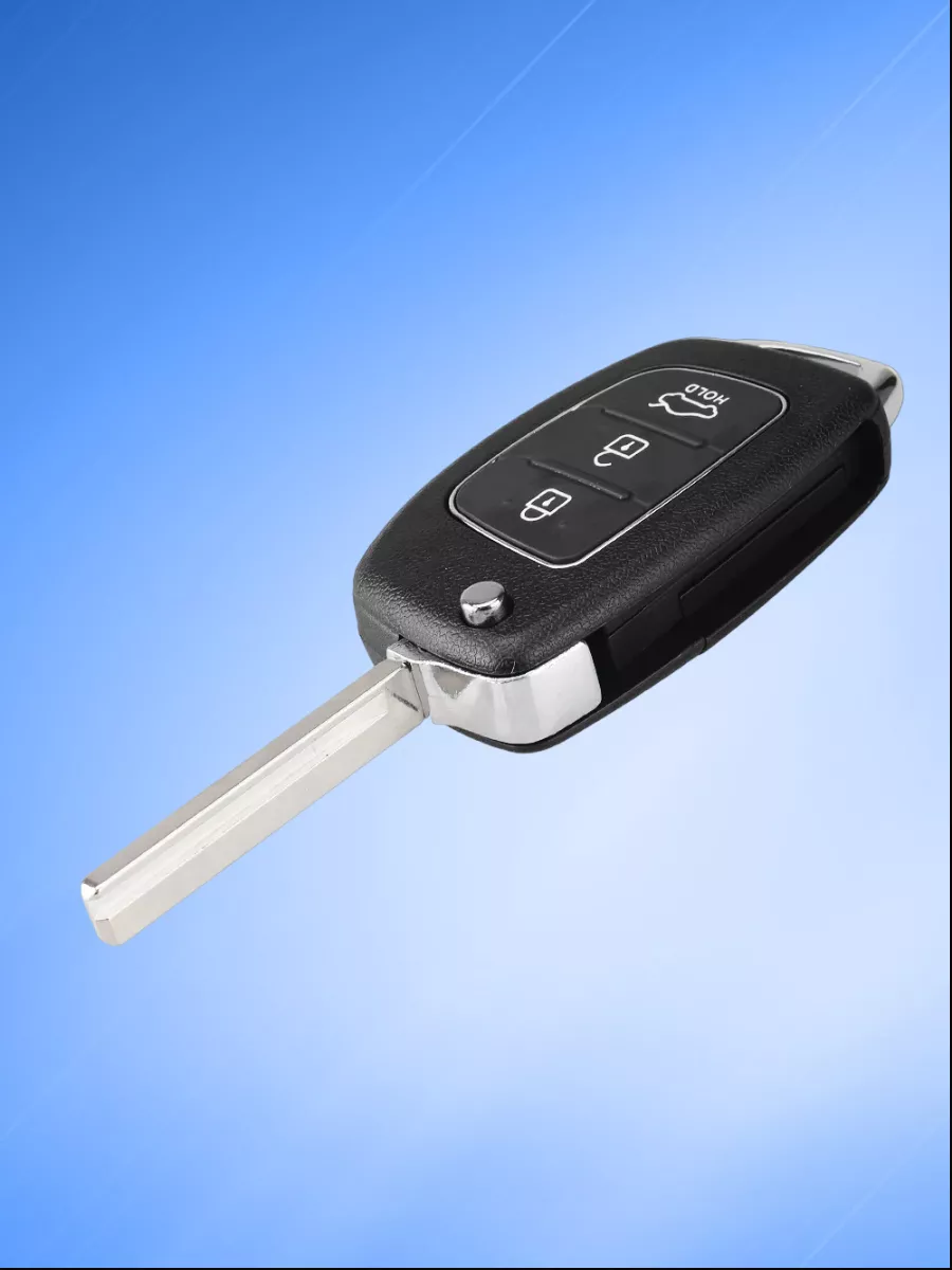 Корпус выкидного ключа с 3 кнопками лезвие HY20R для Hyundai 