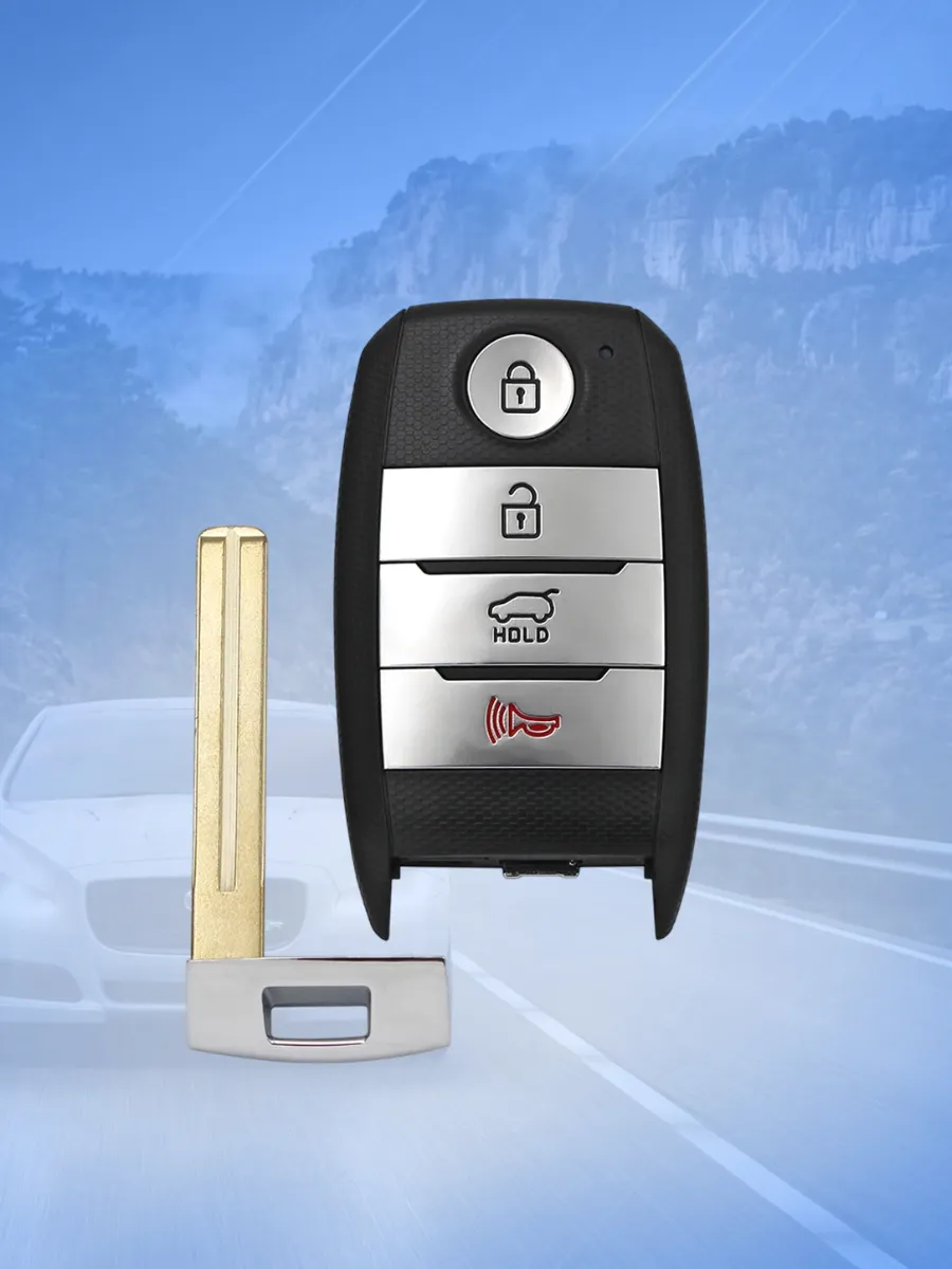 Корпус смарт ключа с 3 кнопками +Panic лезвие TOY40 для Kia
