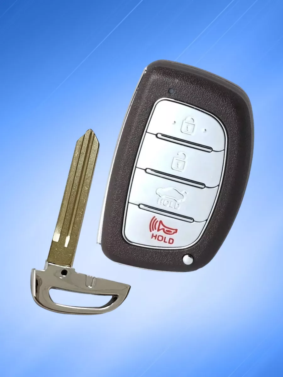 Корпус смарт ключа с 3 кнопками +Panic лезвие HYN14 для Hyundai / Хендай