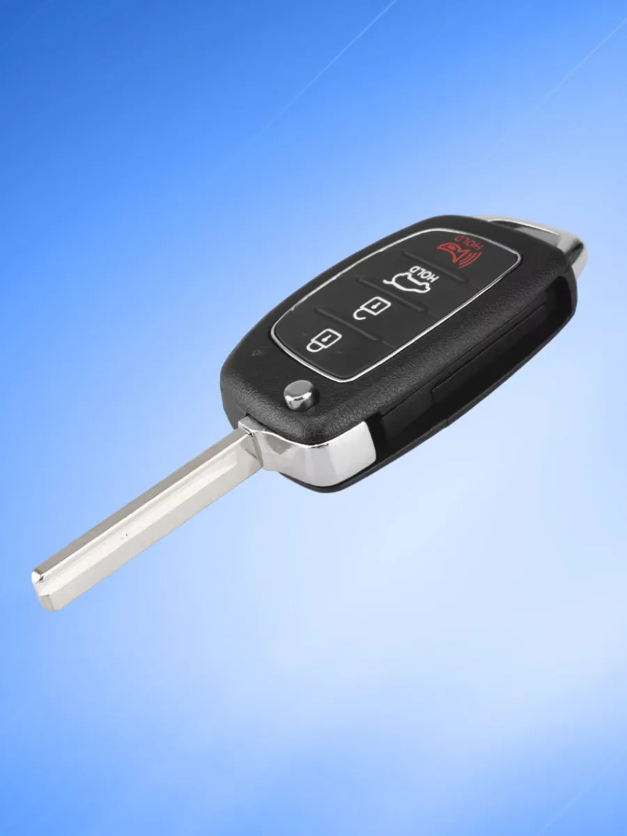Корпус выкидного ключа с 3 кнопками +Panic лезвие HY20R для Hyundai
