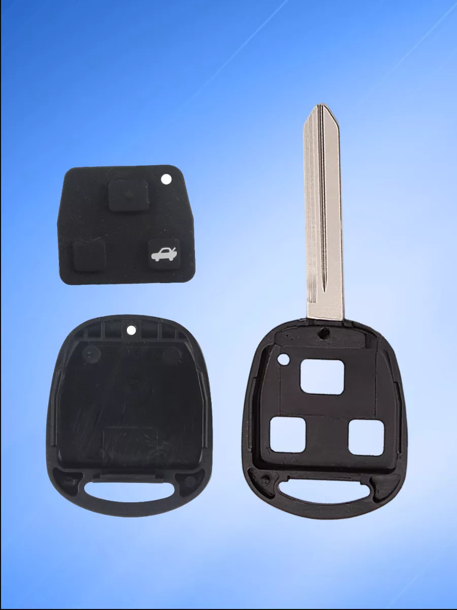 Корпус ключа с 3 кнопками лезвие TOY47 для Toyota