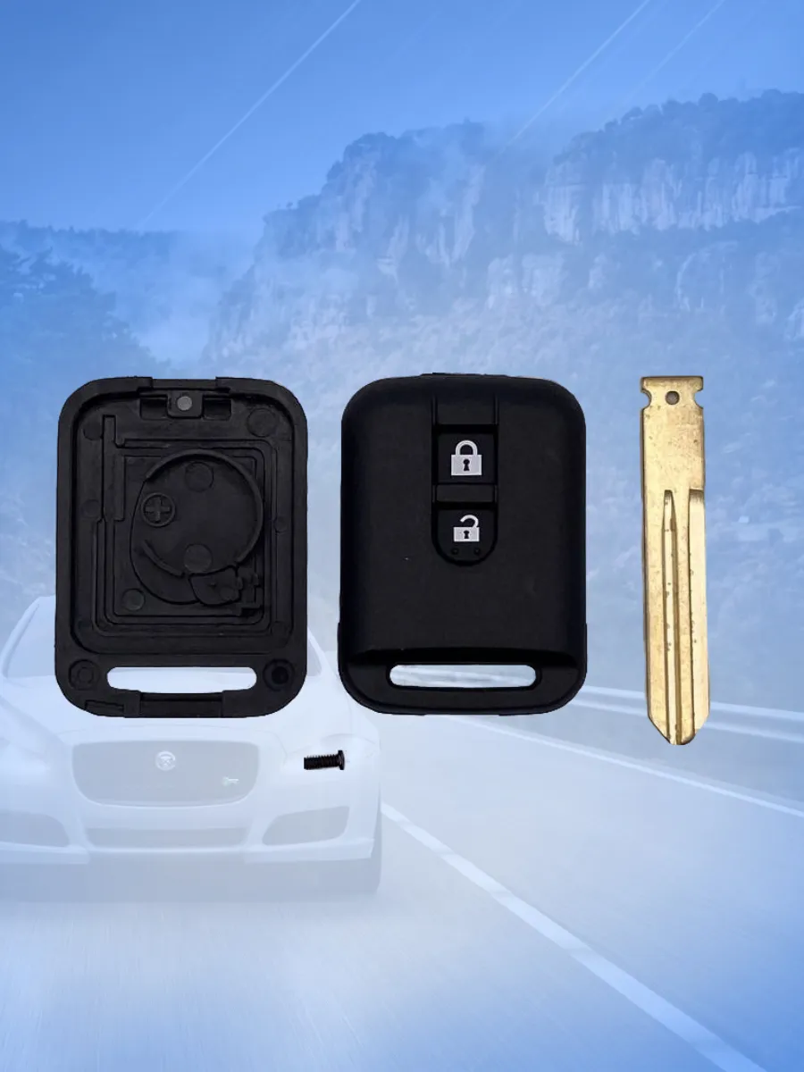 Корпус ключа с 2 кнопками для Nissan 