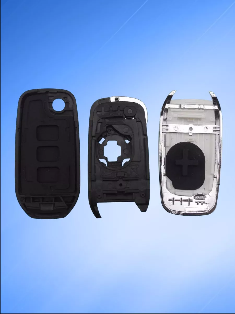 Корпус выкидного ключа с 3 кнопками лезвие VAC102 для Рено