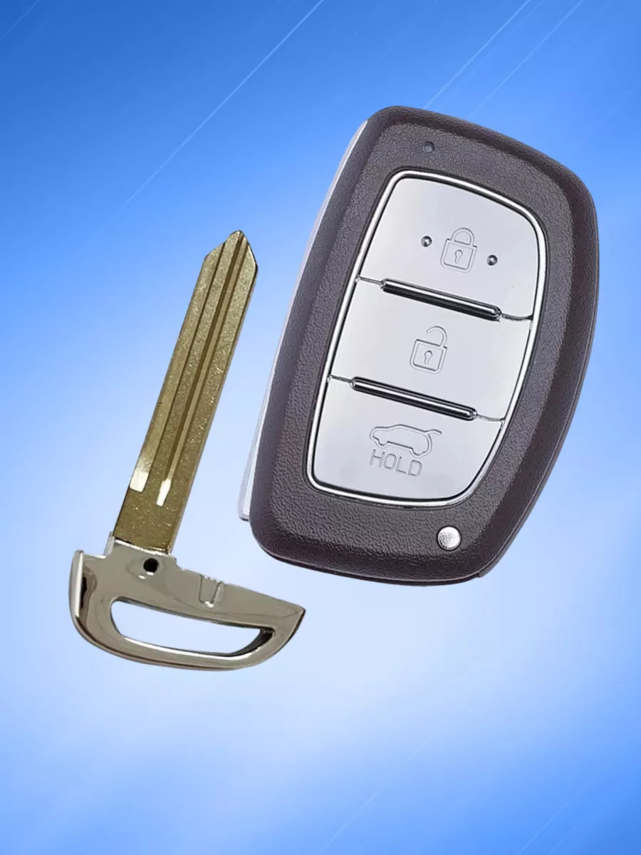 Корпус смарт ключа с 3 кнопками лезвие HYN14 для Hyundai / Хендай