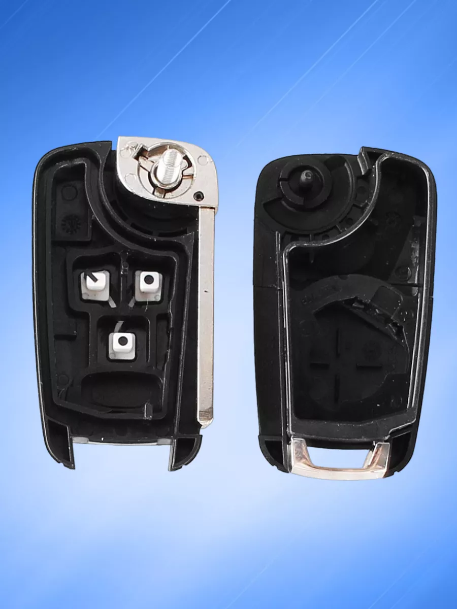 Корпус выкидного ключа с 3 кнопками для Opel