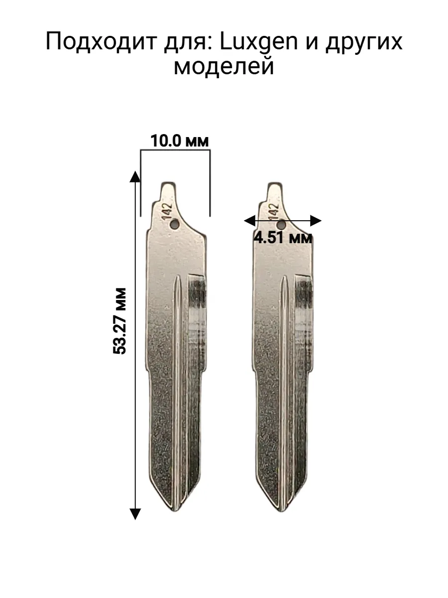 Набор лезвий из 5 штук (#142) для Luxgen