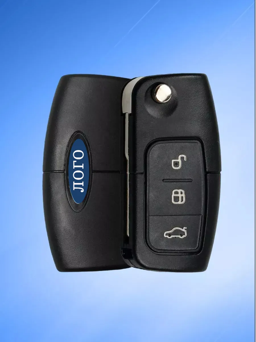 Корпус выкидного ключа с 3 кнопками лезвие FO21 для Ford