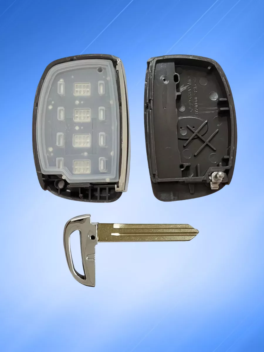 Корпус смарт ключа с 3 кнопками +Panic лезвие HYN14 для Hyundai / Хендай