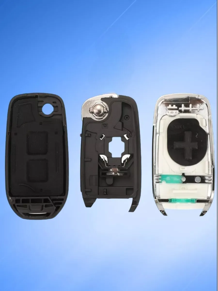 Корпус выкидного ключа с 2 кнопками лезвие HU136 для Рено