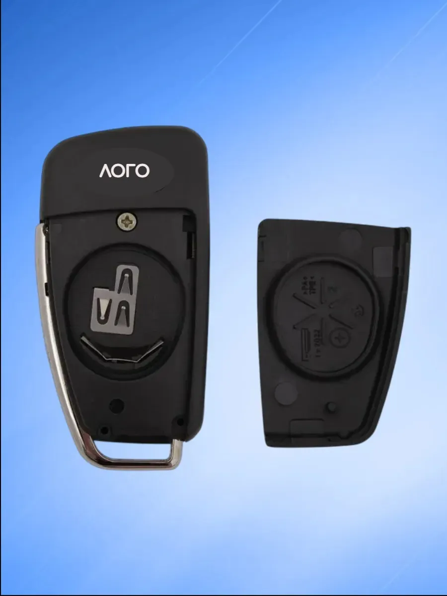 Корпус выкидного ключа с 3 кнопками лезвие HU66 для Audi, под плату