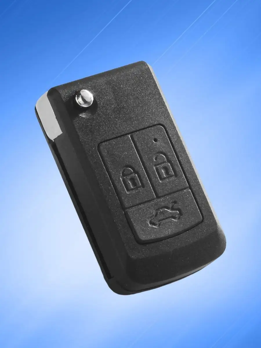 Корпус выкидного ключа с 3 кнопками для Лада, черный