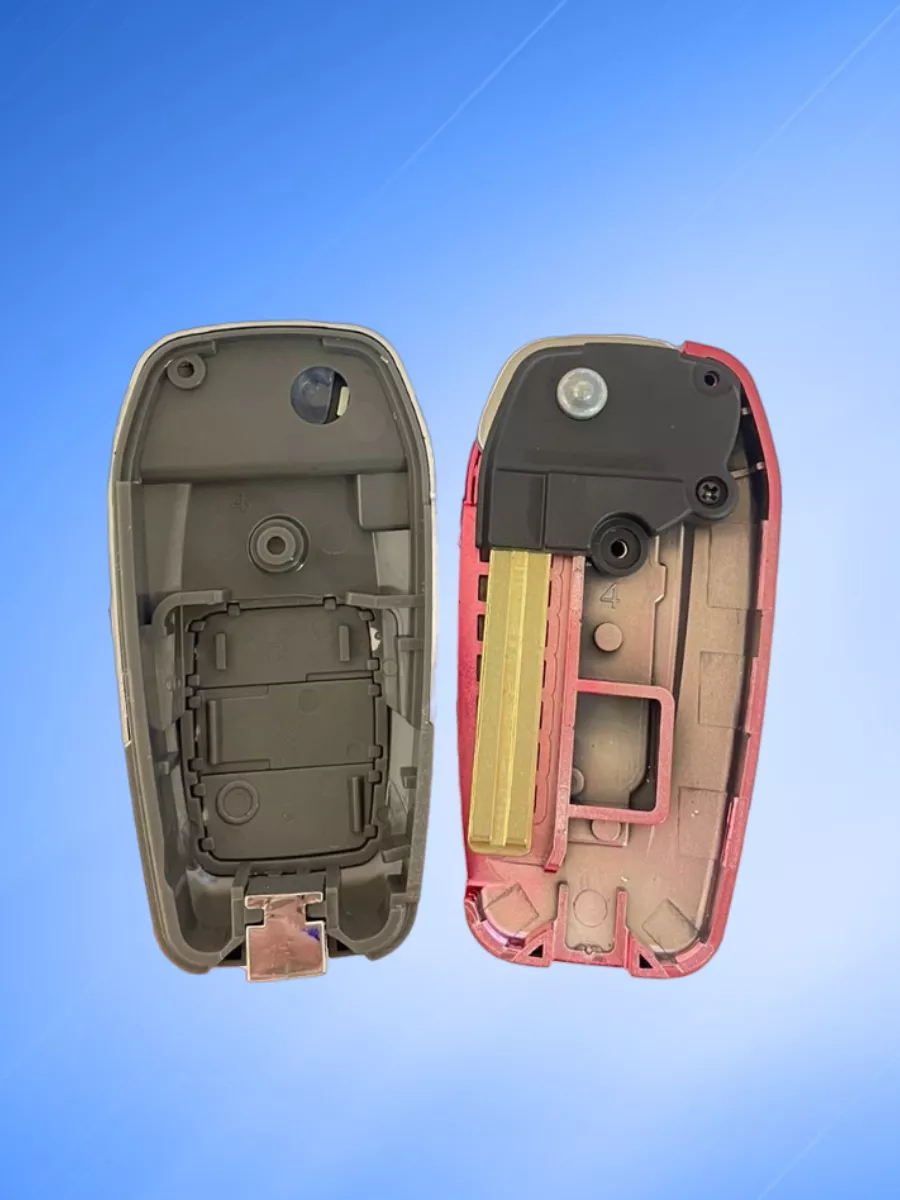 Корпус выкидного ключа с 2 кнопками лезвие TOY40 для TOYOTA, красный