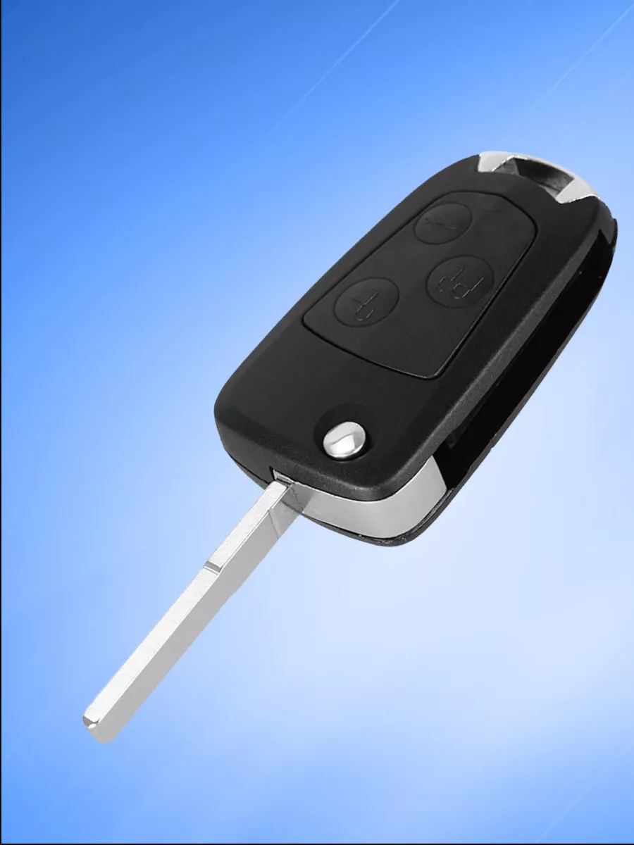 Корпус выкидного ключа лезвие HU101 для Ford, черный