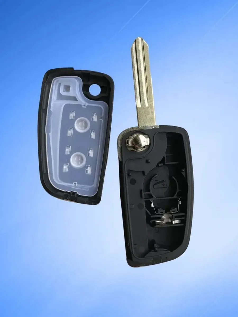 Корпус выкидного ключа с 2 кнопками +Panic для Ниссан